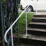 Photo of handrail at flight of steps